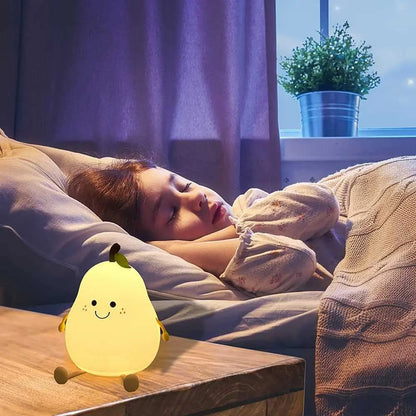 🍐 Niedliches Birnen-Nachtlicht