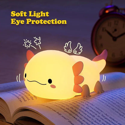 🌟 Niedliches Axolotl-Nachtlicht