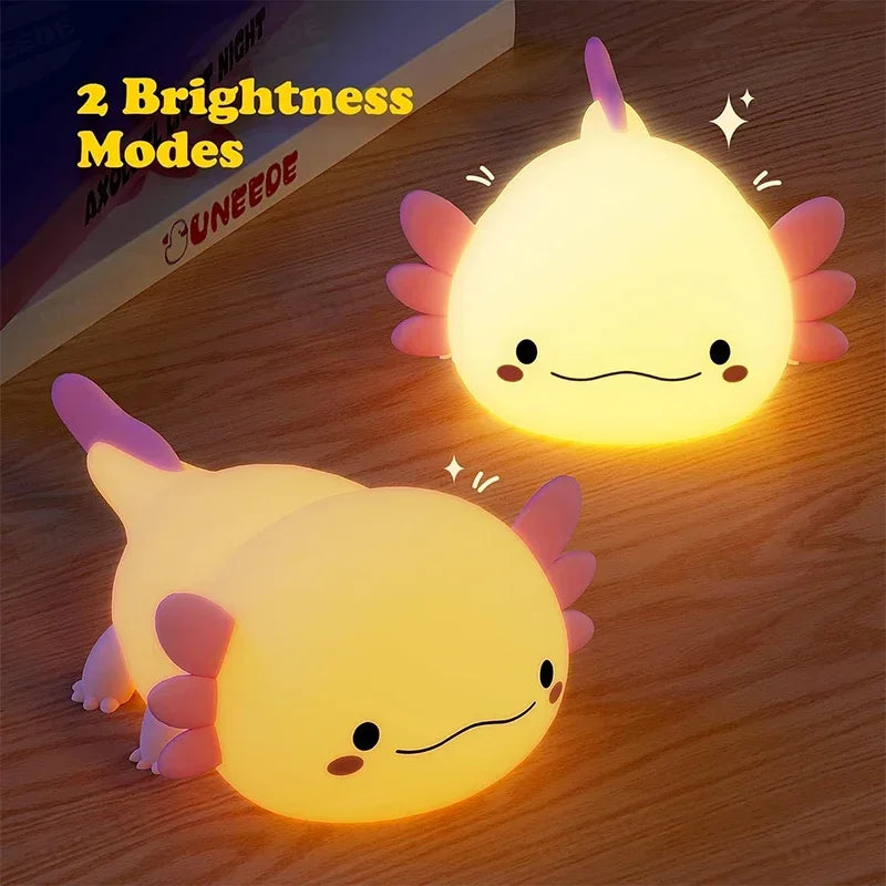 🌟 Niedliches Axolotl-Nachtlicht